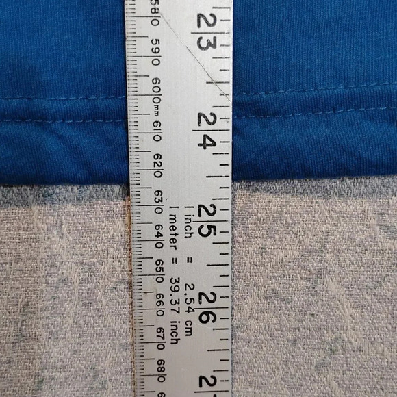 ACX Women's Blue Long Sleeve Scoop Neck "TO THE LIMIT" Sport Top Size Medium - Picture 7 of 9